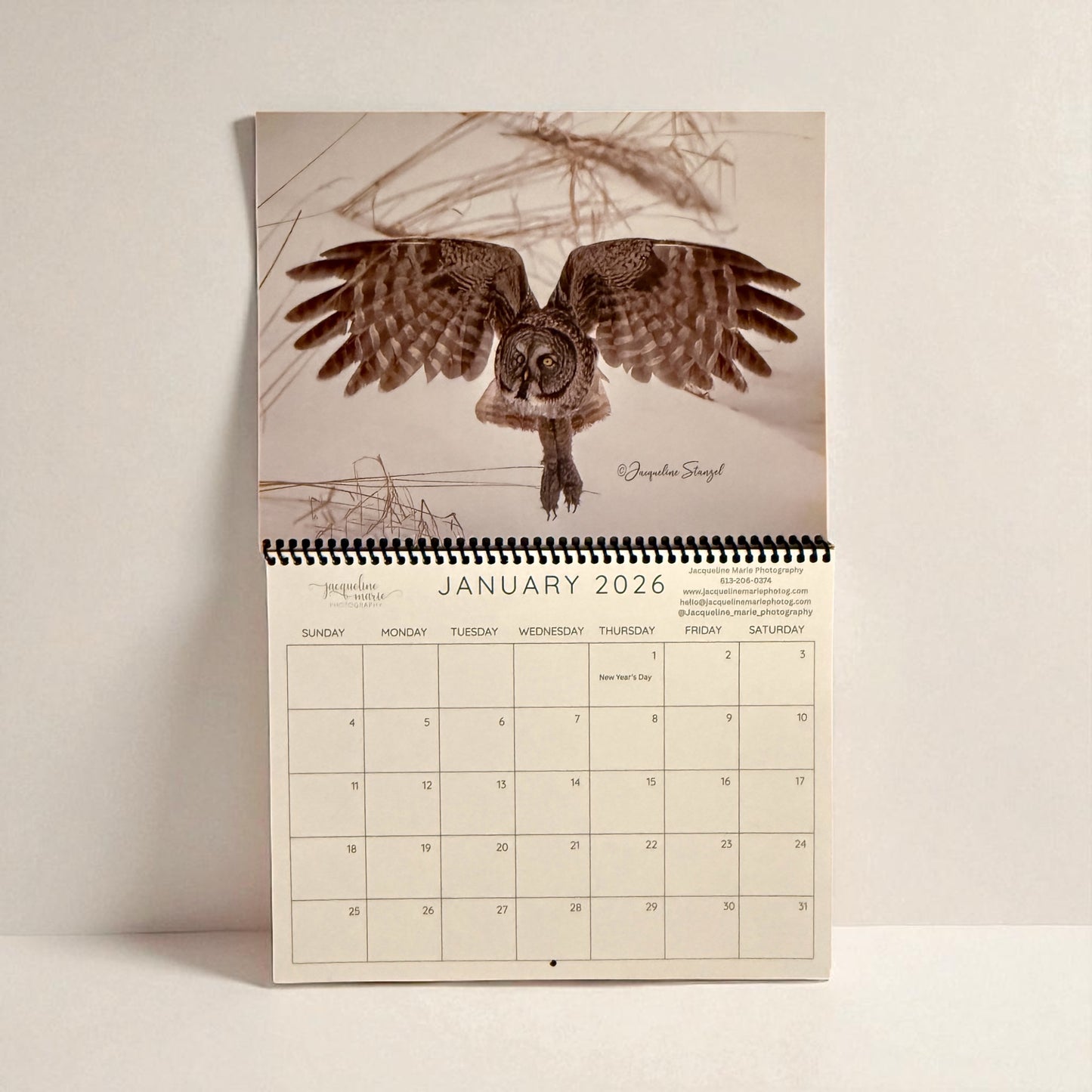 2025 Canadian Wildlife Calendars – Foxes, Owls & Assorted Nature Photography