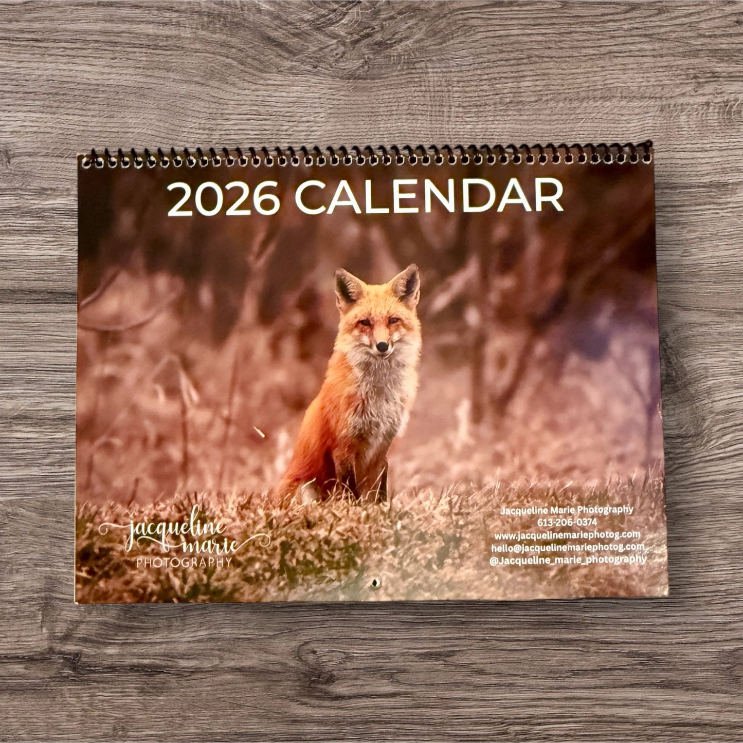2025 Canadian Wildlife Calendars – Foxes, Owls & Assorted Nature Photography