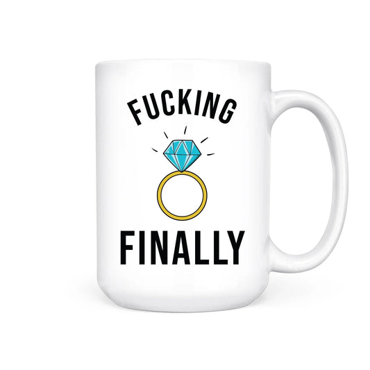 Fucking Finally - white